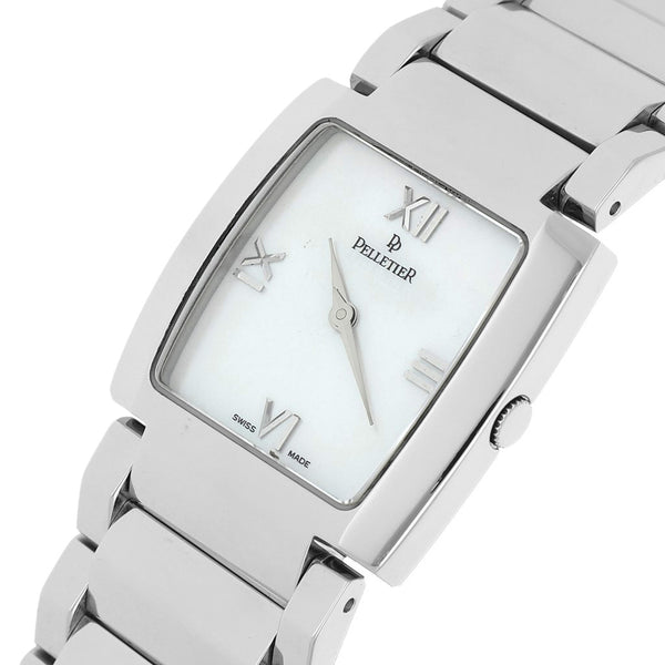 Reloj Pelletier para dama en acero inoxidable.