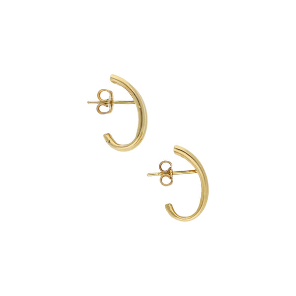 Broqueles diseño especial en oro amarillo 18 kilates.