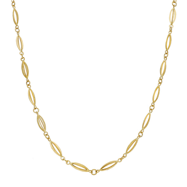 Collar eslabón Articulado en oro amarillo 18 kilates.