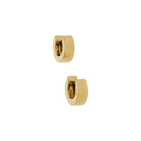 Arracadas articuladas en oro amarillo 18 kilates.