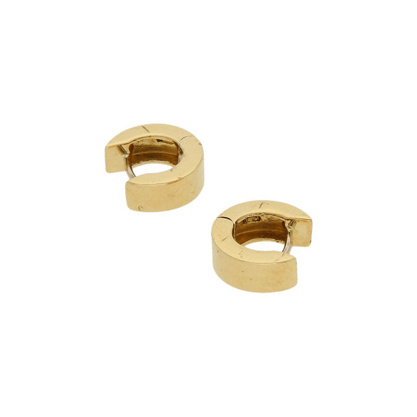 Arracadas articuladas en oro amarillo 18 kilates.