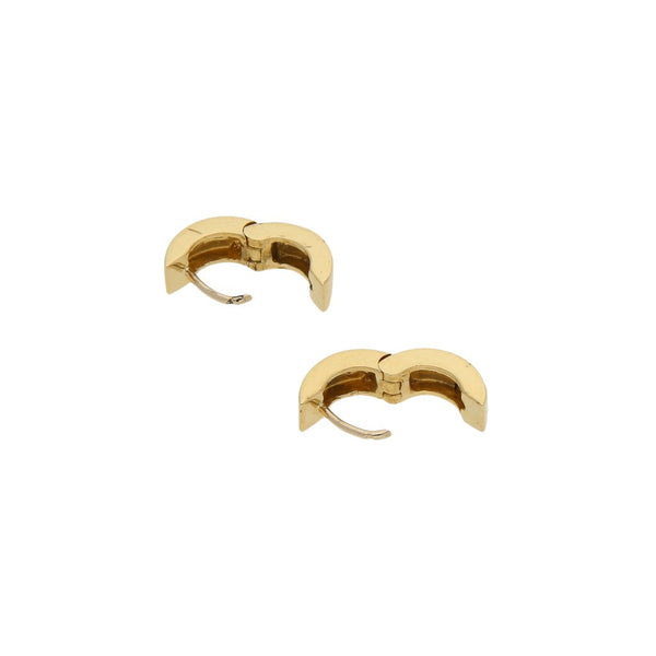 Arracadas articuladas en oro amarillo 18 kilates.