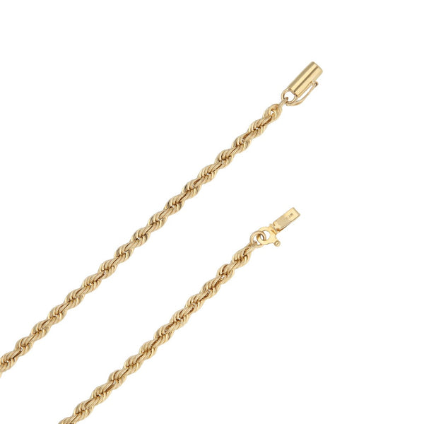 Collar eslabón torzal en oro amarillo 14 kilates.