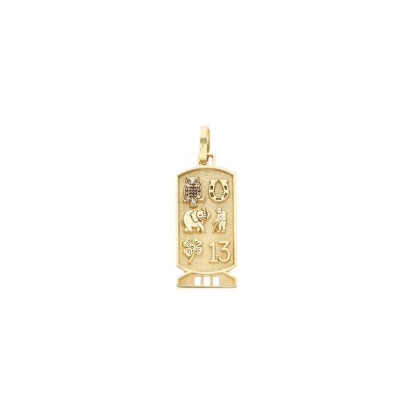 Dije diseño especial en oro amarillo 14 kilates