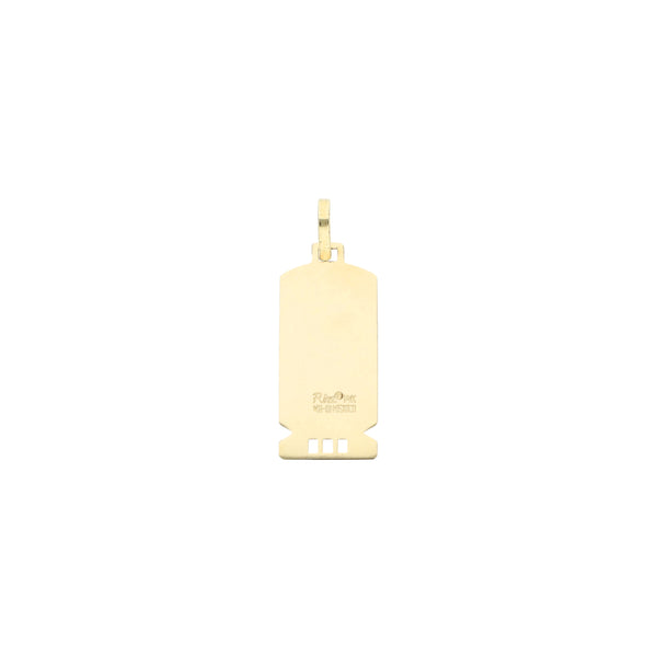 Dije diseño especial en oro amarillo 14 kilates