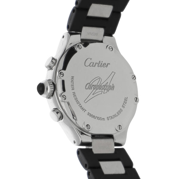 Reloj Cartier para dama modelo 21 Chronoscaph.