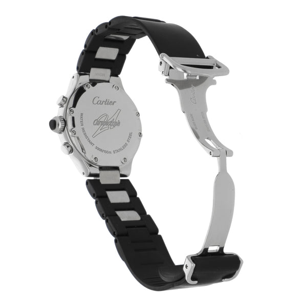 Reloj Cartier para dama modelo 21 Chronoscaph.