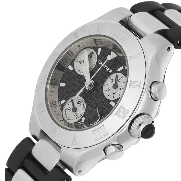 Reloj Cartier para dama modelo 21 Chronoscaph.