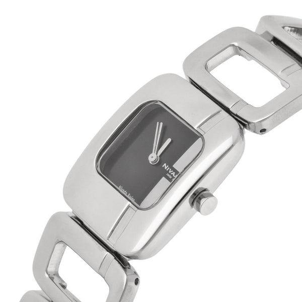 Reloj Nivada para dama en acero inoxidable.