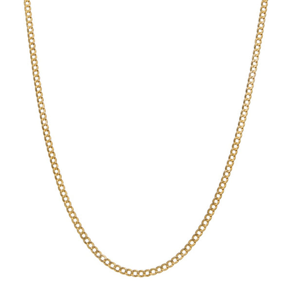 Collar eslabón encontrado en oro amarillo 14 kilates.