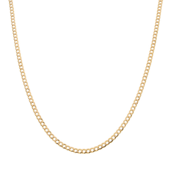 Collar eslabón encontrado en oro amarillo 14 kilates.