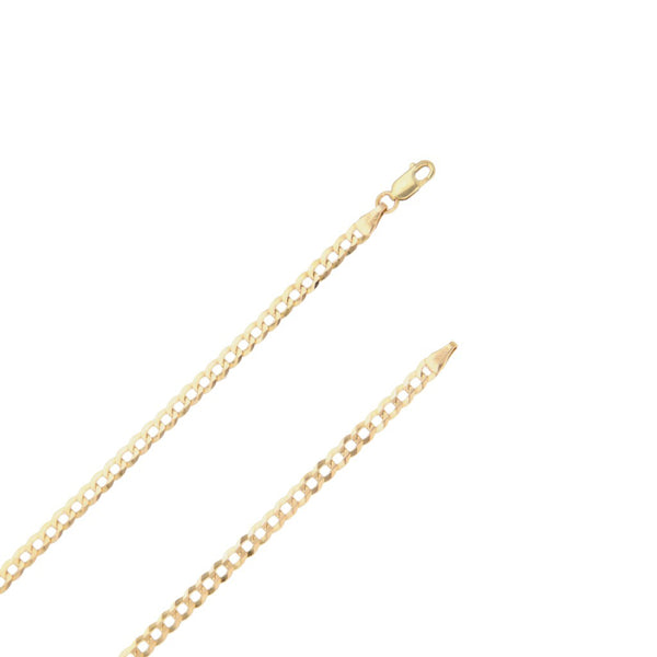Collar eslabón encontrado en oro amarillo 14 kilates.