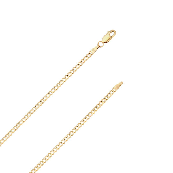Collar eslabón encontrado en oro amarillo 14 kilates.