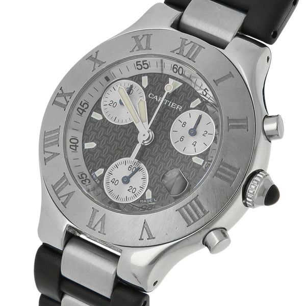Reloj Cartier para caballero modelo 21 Chronoscaph.