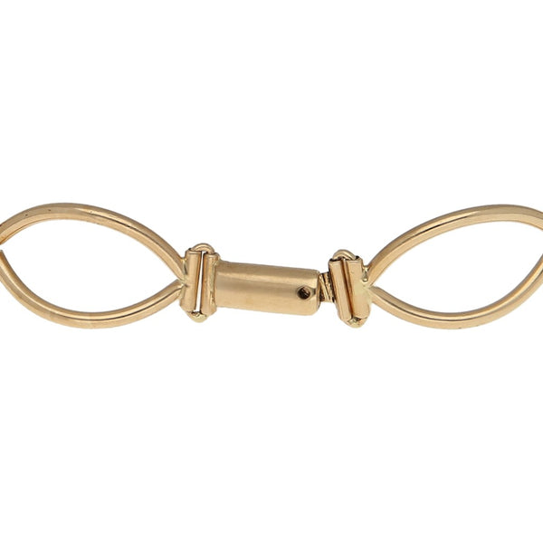 Pulsera eslabón articulado en oro amarillo 14 kilates.