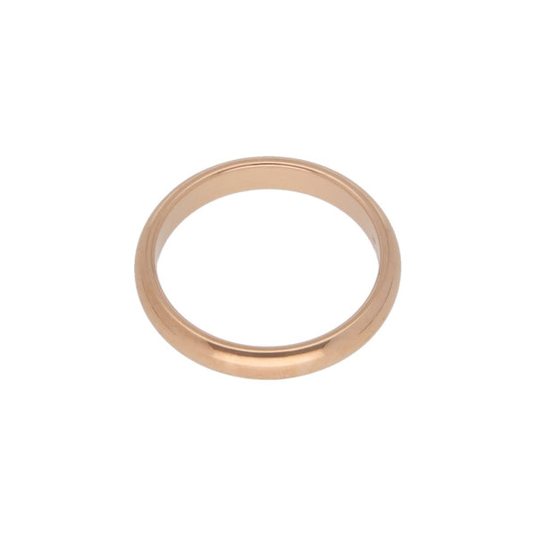 Argolla lisa firma Cartier en oro rosa 18 kilates.