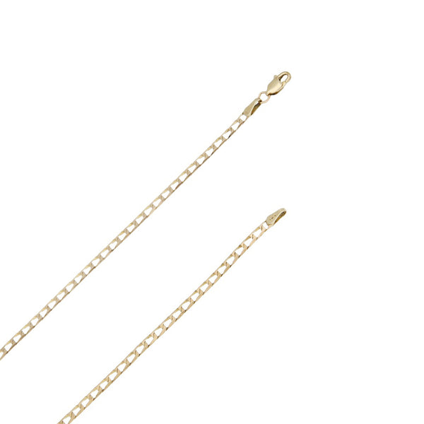 Collar eslabón encontrado en oro amarillo 14 kilates.
