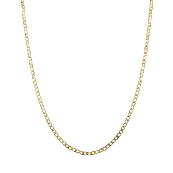 Collar eslabón encontrado en oro amarillo 14 kilates.