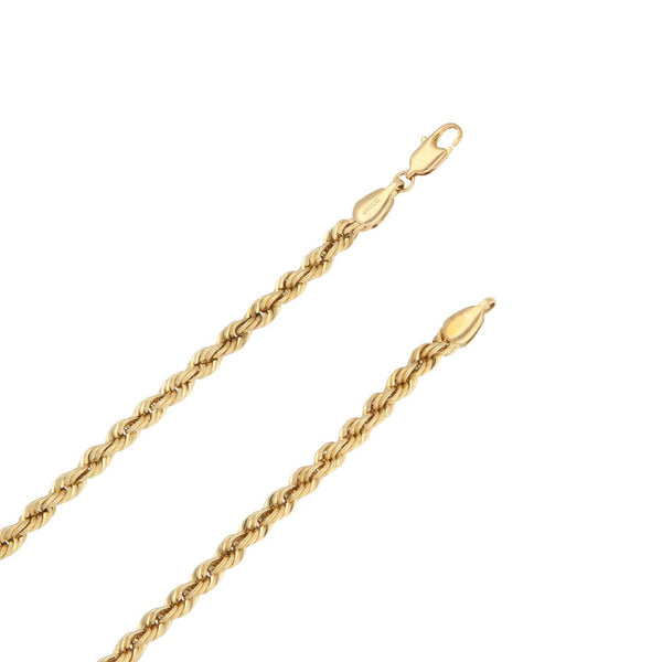 Collar eslabón torzal en oro amarillo 14 kilates.