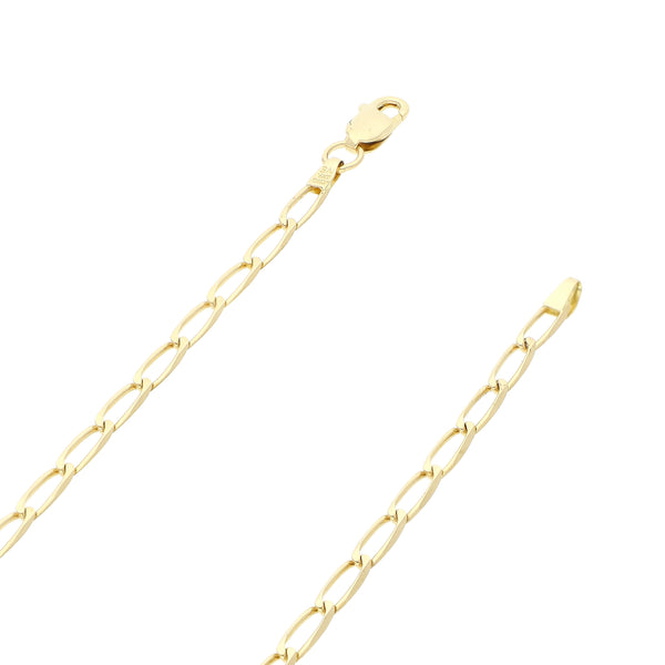Collar eslabón encontrado en oro amarillo 14 kilates.