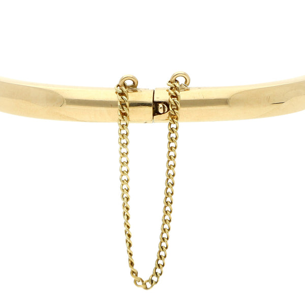 Pulsera de arillo articulada en oro amarillo 18 kilates.