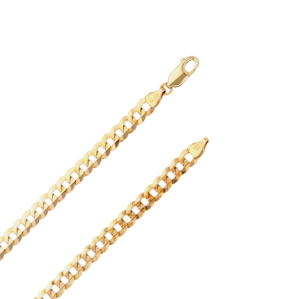 Collar eslabón encontrado en oro amarillo 14 kilates.