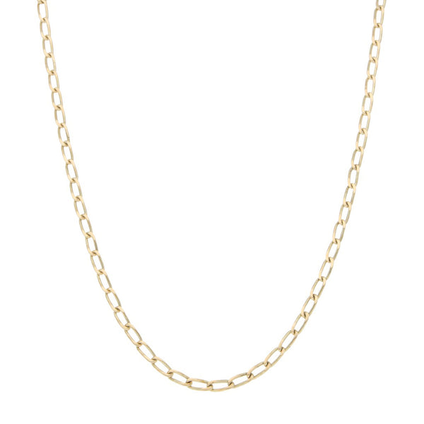 Collar eslabón encontrado en oro amarillo 12 kilates.