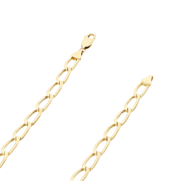 Collar eslabón encontrado en oro amarillo 14 kilates.