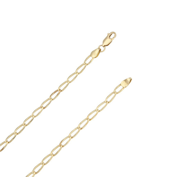 Collar eslabón encontrado en oro amarillo 14 kilates.