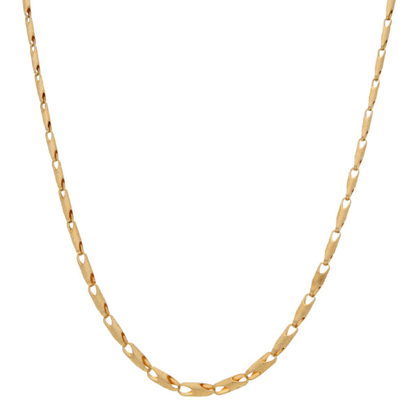 Gargantilla eslabón articulado en oro amarillo 18 kilates.