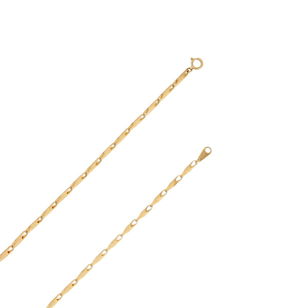 Gargantilla eslabón articulado en oro amarillo 18 kilates.