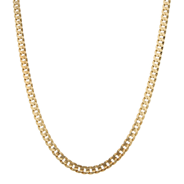Collar eslabón encontrado en oro amarillo 14 kilates.