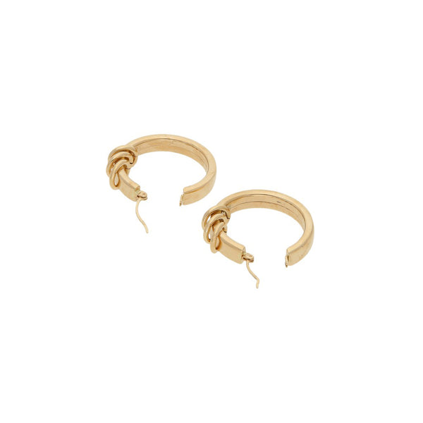 Arracadas diseño especial en oro amarillo 14 kilates.
