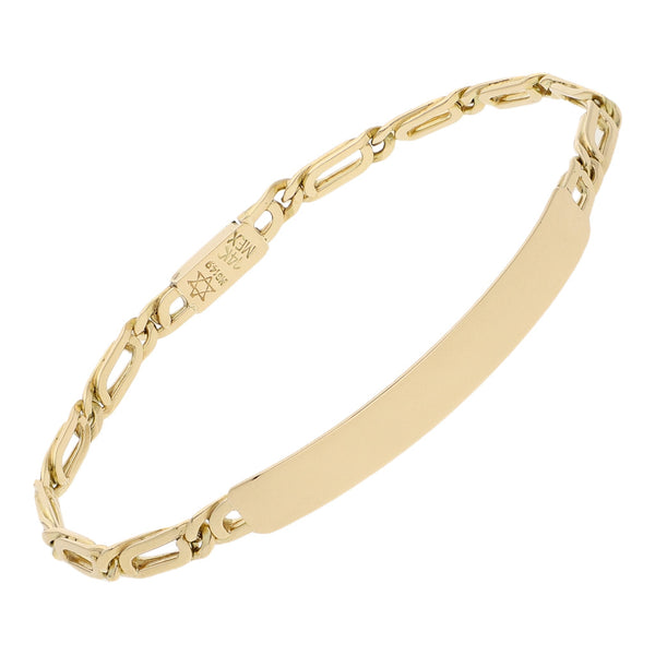 Esclava eslabón nudo egipcio en oro amarillo 14 kilates.