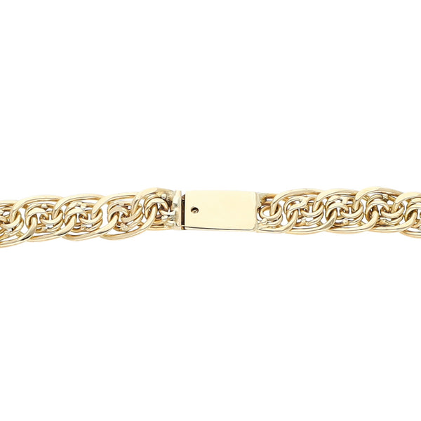 Esclava eslabón articulado en oro amarillo 14 kilates.