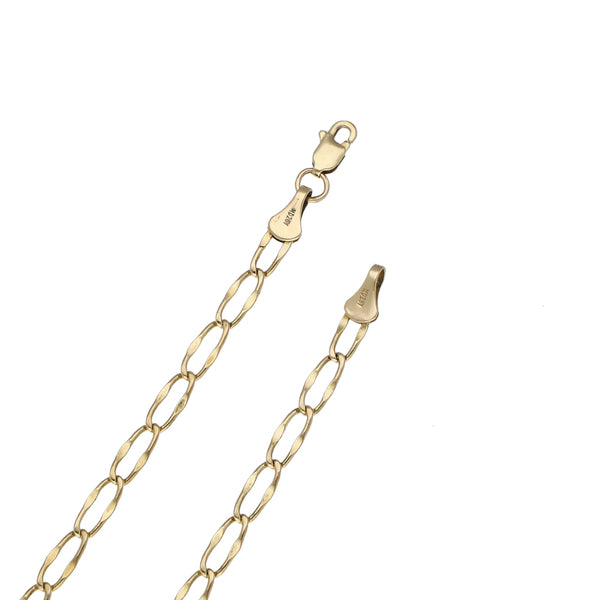 Collar eslabón encontrado en oro amarillo 14 kilates.