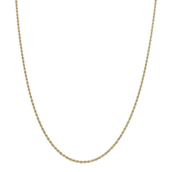 Collar eslabón torzal en oro amarillo 14 kilates.