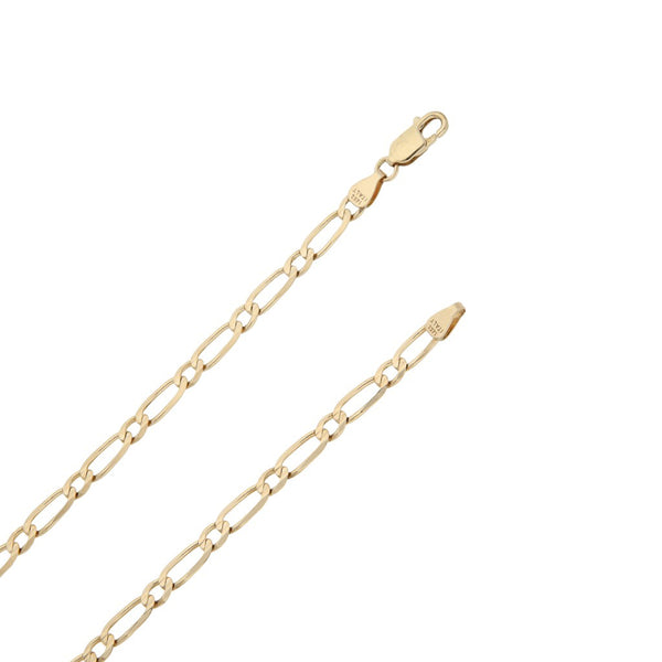 Collar eslabón combinado en oro amarillo 14 kilates.