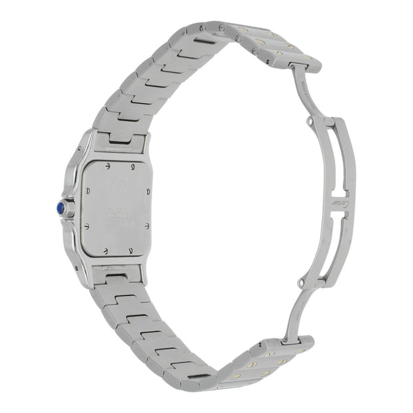 Reloj Cartier caballero/unisex modelo Santos Galbeé vistas en oro amarillo 18 kilates.