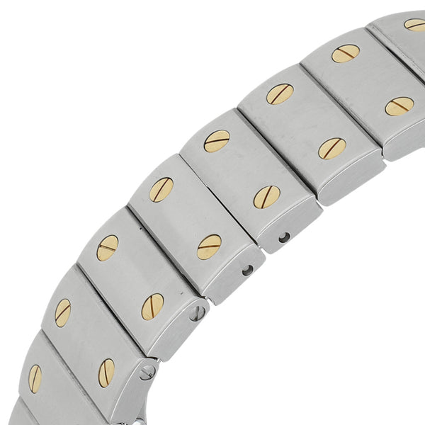 Reloj Cartier caballero/unisex modelo Santos Galbeé vistas en oro amarillo 18 kilates.