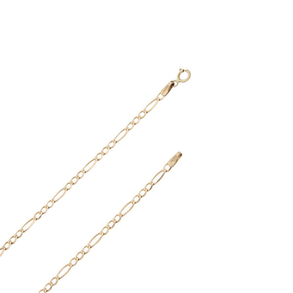 Collar de tres eslabones por uno en oro rosa 14 kilates.