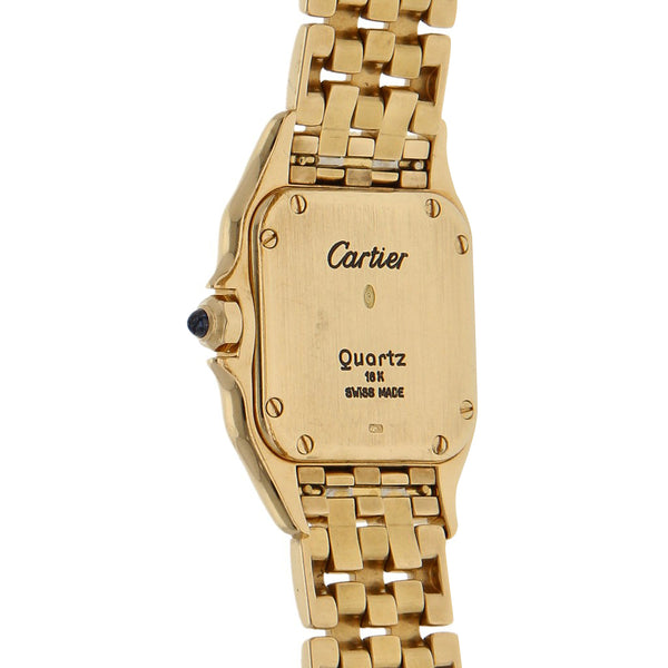 Reloj Cartier para dama modelo Panthere en oro amarillo 18 kilates.