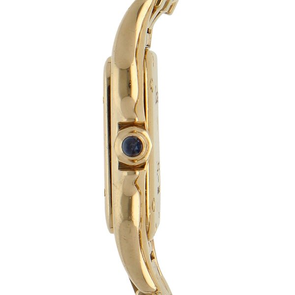 Reloj Cartier para dama modelo Panthere en oro amarillo 18 kilates.