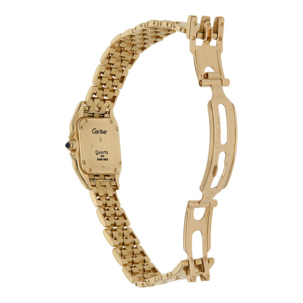 Reloj Cartier para dama modelo Panthere en oro amarillo 18 kilates.