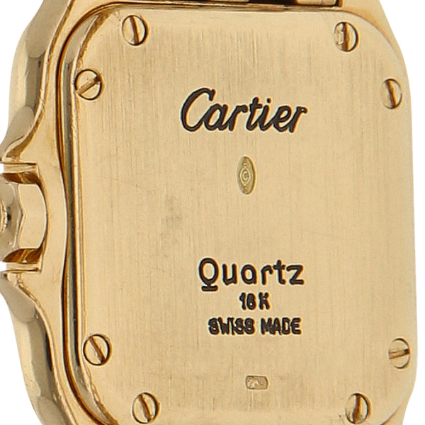 Reloj Cartier para dama modelo Panthere en oro amarillo 18 kilates.