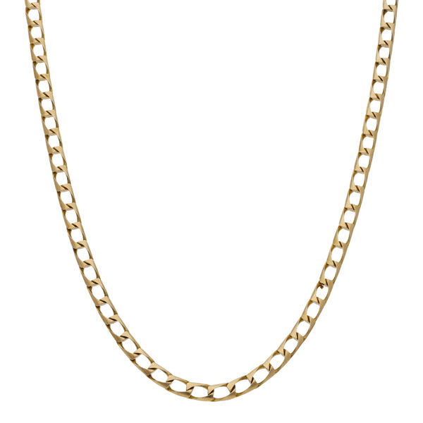 Collar eslabón encontrado en oro amarillo 14 kilates.