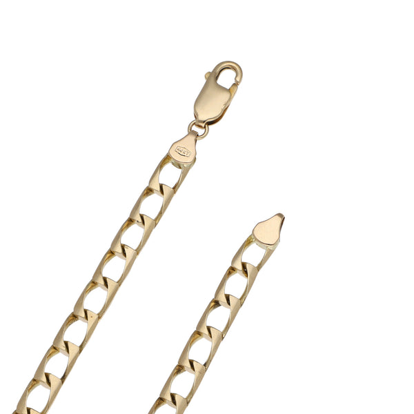 Collar eslabón encontrado en oro amarillo 14 kilates.