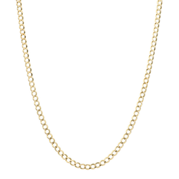 Collar eslabón encontrado en oro amarillo 14 kilates.