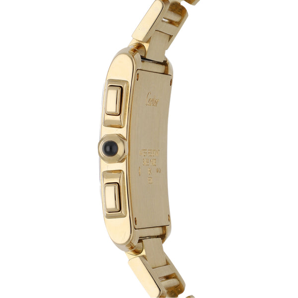 Reloj Cartier para caballero/unisex modelo Tank Française en oro amarillo 18 kilates.