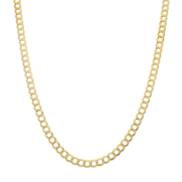 Collar eslabón encontrado en oro amarillo 14 kilates.